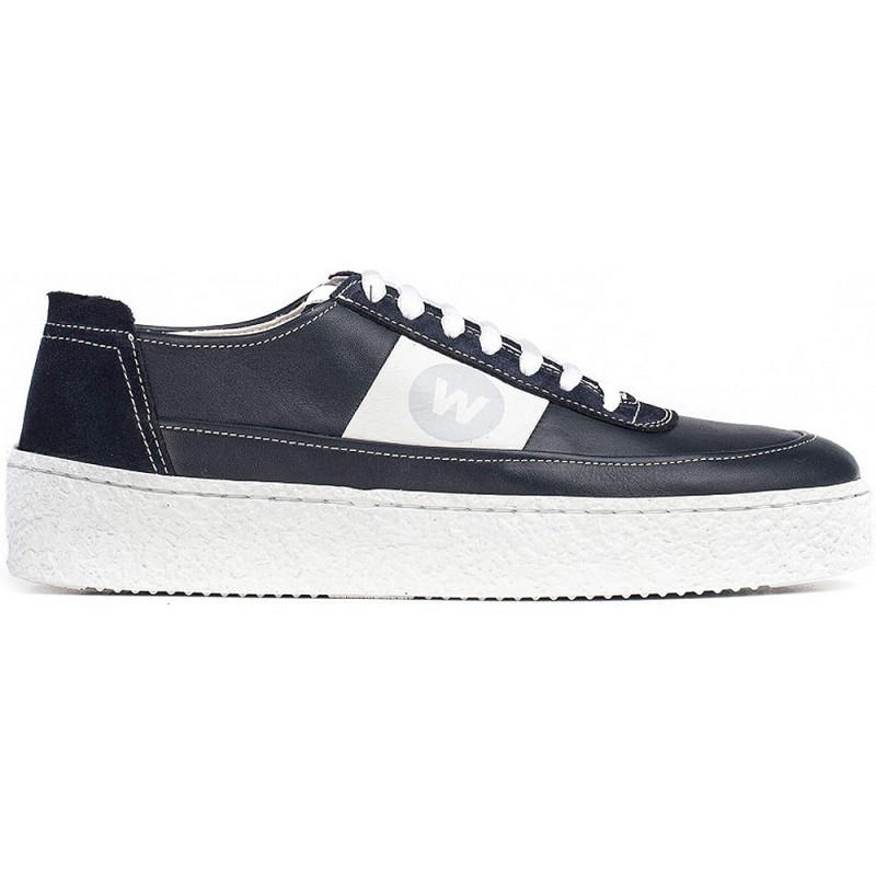 SNEAKERS EN CUIR WONDERS CB-3902 MARINO