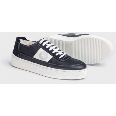 SNEAKERS EN CUIR WONDERS CB-3902 MARINO