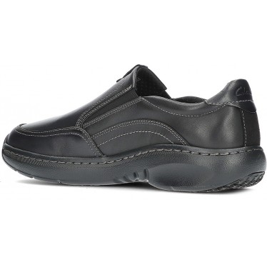 MOCASSIN EN CUIR CLARKS PRO STEP NEGRO