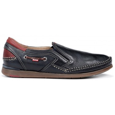 FLUCHOS 9883 TORNADO MARINER MOCCASIN HOMME MARINO_TERRACOTA