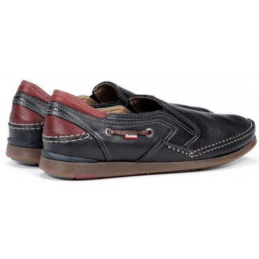 FLUCHOS 9883 TORNADO MARINER MOCCASIN HOMME MARINO_TERRACOTA