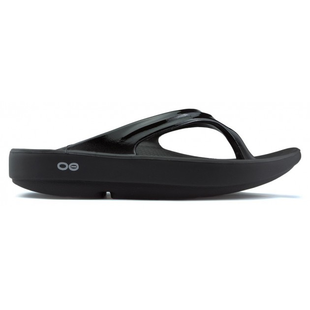 OOFOS OOLFAS CHANCLAS BLACK