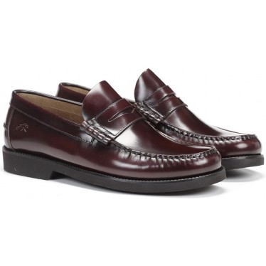 FLUCHOS F0047 STAMFORD MOCASIN HOMME BURDEOS