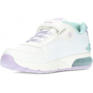 BASKETS GEOX ARIEL J358VA PRINCESSES WHITE