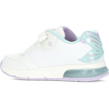 BASKETS GEOX ARIEL J358VA PRINCESSES WHITE