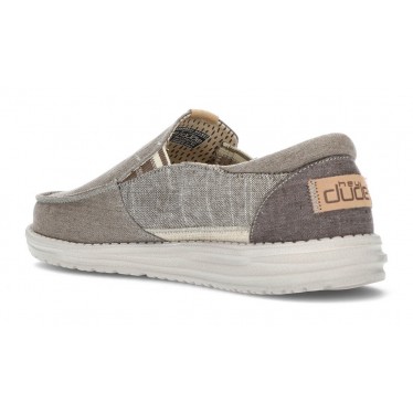 CHAUSSURES DUDE THAD D1119 CHAMBRAY_WALNUT