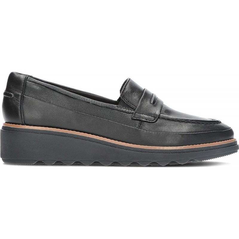 MOCASSINS SHARON ASTER CLARKS BLACK