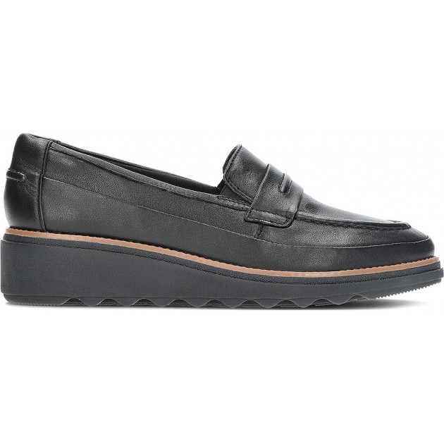 MOCASSINS SHARON ASTER CLARKS BLACK