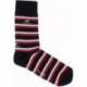 CHAUSSETTES LONGUES FLEURIES CA0009 NAVY_RED