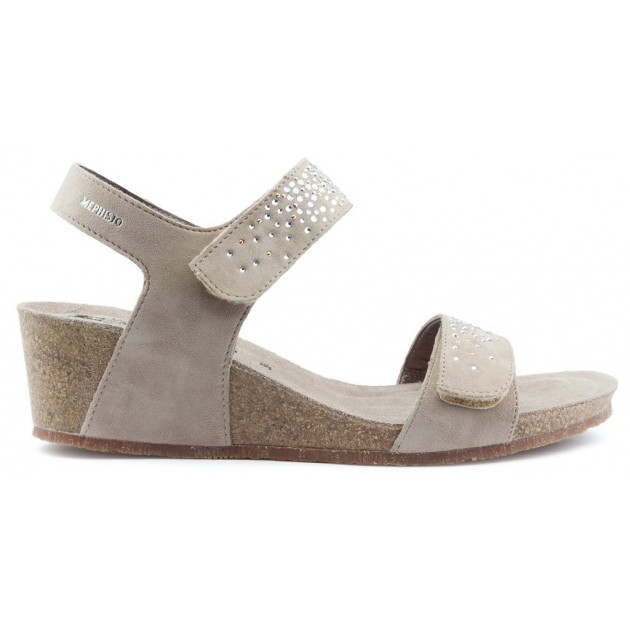 Sandales MEPHISTO MARIA SPARK TAUPE Sandales MEPHISTO MARIA SPARK TAUPE