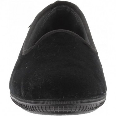 VICTORIA ODA DANSEUSE EN VELOURS 1049114 PANTOUFLES NEGRO