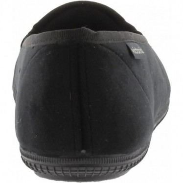 VICTORIA ODA DANSEUSE EN VELOURS 1049114 PANTOUFLES NEGRO