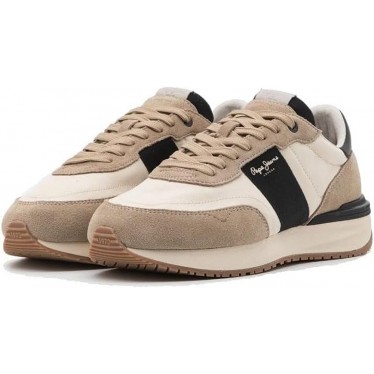 DEPORTIVA PEPE JEANS BUSTER BANDE PMS60006 BEIGE