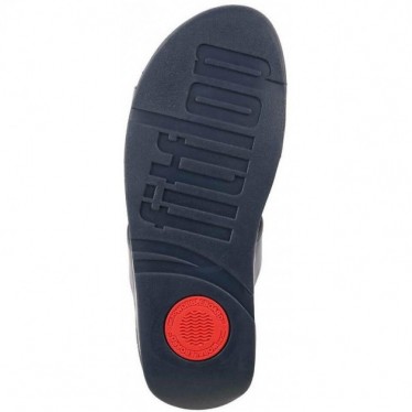 FITFLOP EC4 SANDALE LULU GLISSIÈRES EMBELLIES DE CRISTAUX NAVY