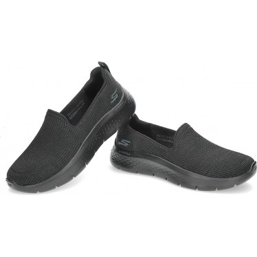 SKECHERS BASKETS À SLIP-INS GO WALK FLEX 124964 BLACK