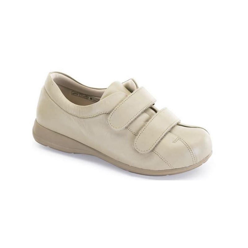 Unisexe Velcro CALZAMEDI pied diabétique BEIGE