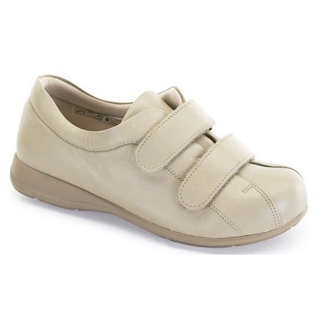 Unisexe Velcro CALZAMEDI pied diabétique BEIGE Unisexe Velcro CALZAMEDI pied diabétique BEIGE