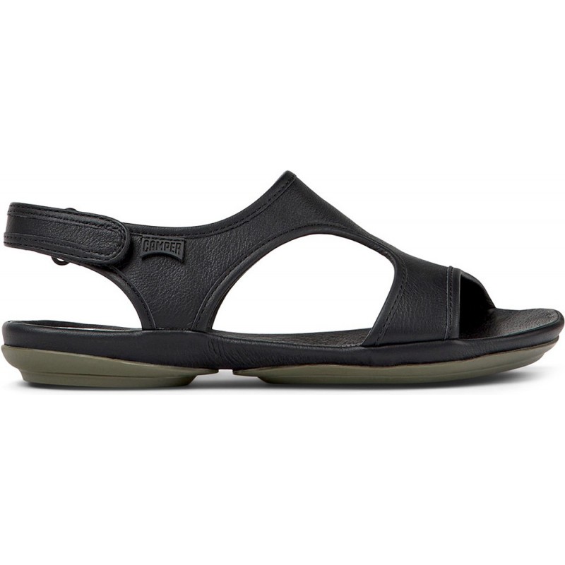 SANDALES CAMPER DROITE FILLE K201514 BLACK