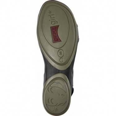 SANDALES CAMPER DROITE FILLE K201514 BLACK