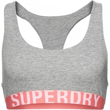 TOP SUPERDRY W3110356A LOGO BRACELET COURT GREY