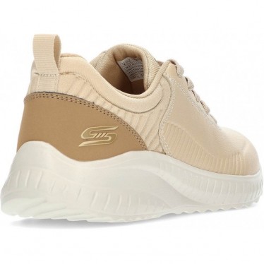 SKECHERS BASKETS SPORT BOBS 117235 NATURAL