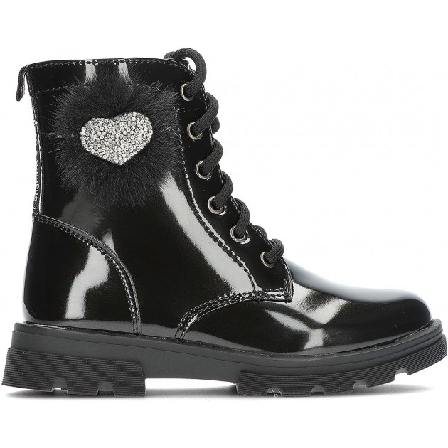 BOTTES À LACETS À POMPOM CONGUITOS 305029 BLACK BOTTES À LACETS À POMPOM CONGUITOS 305029 BLACK