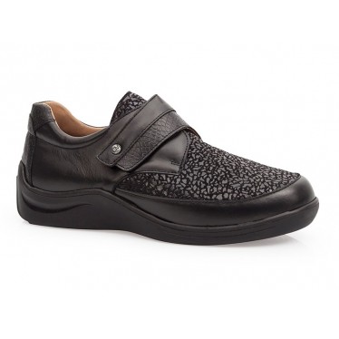 CHAUSSURES CALZAMEDI ELASTIQUES DIABETIQUES CASUAL NEGRO