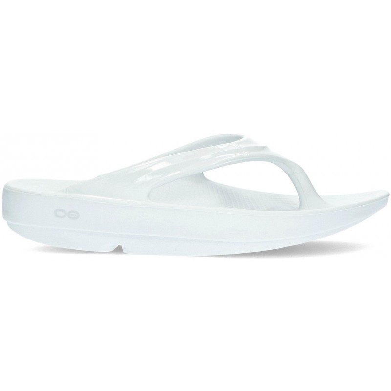 OOFOS OOLFAS CHANCLAS WHITE