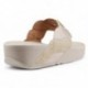 FITFLOP PAISLEY ROPE TOE STRONG Sandales PLATINO