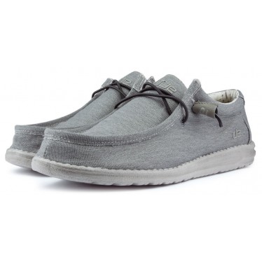 CHAUSSURES DUDE WALLY STRETCH M 11038 GRAY