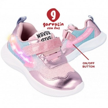 BASKETS AVEC LUMIÈRE GARVALIN 231805 VEGAN ROSA