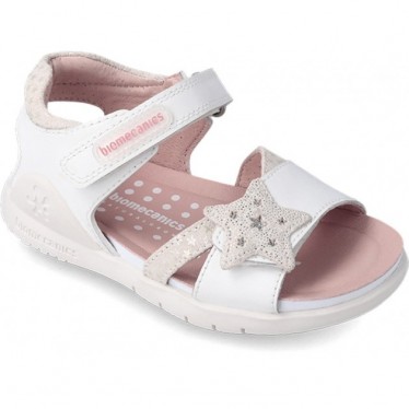 SANDALE EN CUIR BIOMECANICS STAR 222204 BLANCO