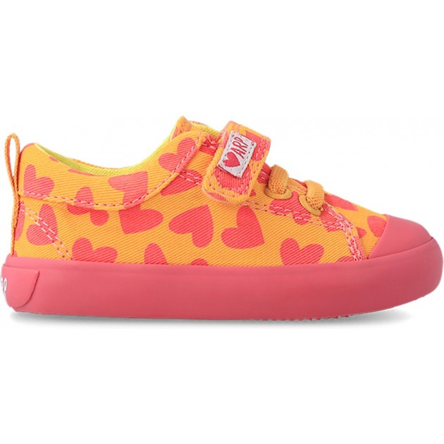 AGATHA RUIZ DE LA PRADA BASKETS COEURS EN TOILE 232927 NARANJA_ROSA_CORAZONES AGATHA RUIZ DE LA PRADA BASKETS COEURS EN TOILE 232927 NARANJA_ROSA_CORAZONES