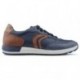 Baskets GEOX ALBEN NAVY_COGNAC