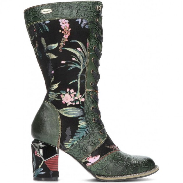 BOTTES LAURA VITA MAEVAO 15 VERT_NOIR BOTTES LAURA VITA MAEVAO 15 VERT_NOIR