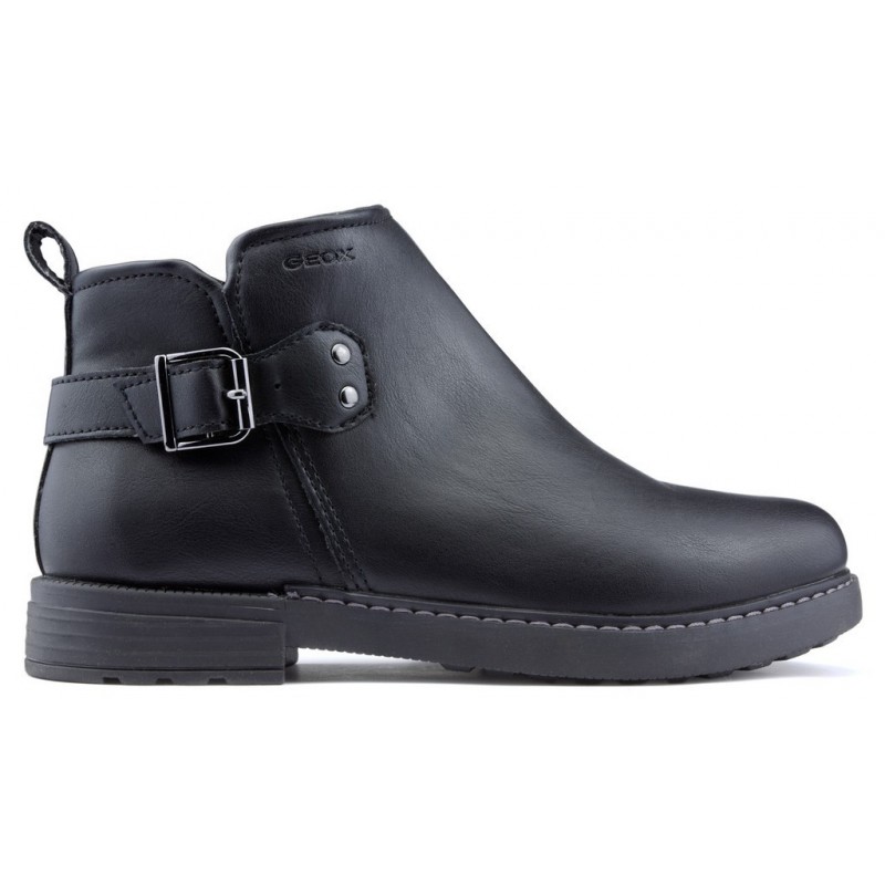 Bottes GEOX J ECLAIR GD SYNT LEA BLACK