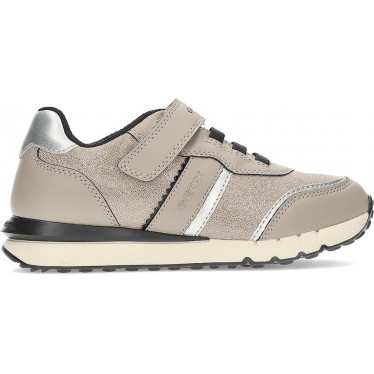 BASKETS GEOX J26GZB ROCK_SILVER