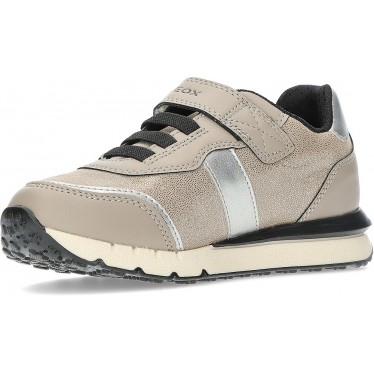 BASKETS GEOX J26GZB ROCK_SILVER