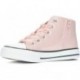 SNEAKERS HAUTES EN CUIR VERNI CONGUITOS 283009 ROSA