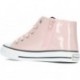 SNEAKERS HAUTES EN CUIR VERNI CONGUITOS 283009 ROSA