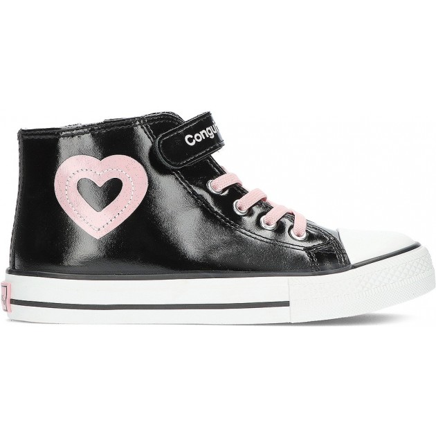 BOTTINES AVEC COEUR EN CUIR VERNI 283040 BLACK_PATENT BOTTINES AVEC COEUR EN CUIR VERNI 283040 BLACK_PATENT
