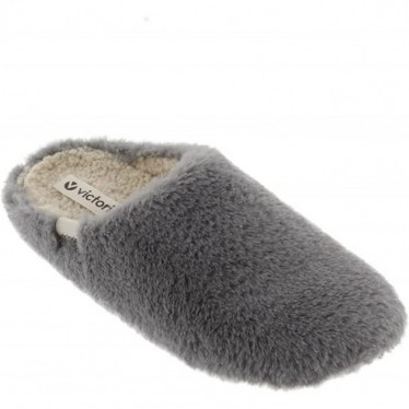 PANTOUFLES VICTORIA 1081101 CHEVEUX DOUX GRIS