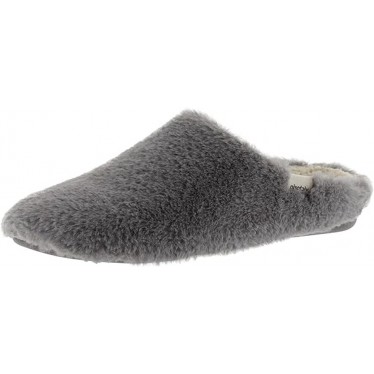 PANTOUFLES VICTORIA 1081101 CHEVEUX DOUX GRIS