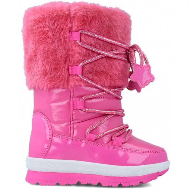 BOTTES GARVALIN 231855 CHEVEUX APRESKI FUCSIA