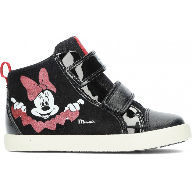 BOTTINES GEOX MINNIE MOUSE B36D5D BLACK_RED