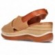 SANDALES PAULA URBAN 3-300 NABUK TABACO