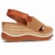 SANDALES PAULA URBAN 3-300 NABUK TABACO