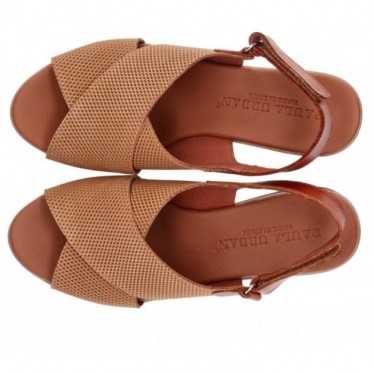 SANDALES PAULA URBAN 3-300 NABUK TABACO