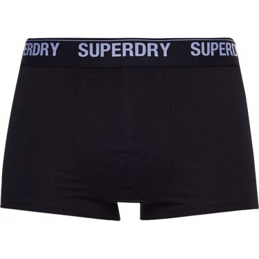 BOXERS SUPERDRY M3110342 LOT DE 3 BLACK_BLACK