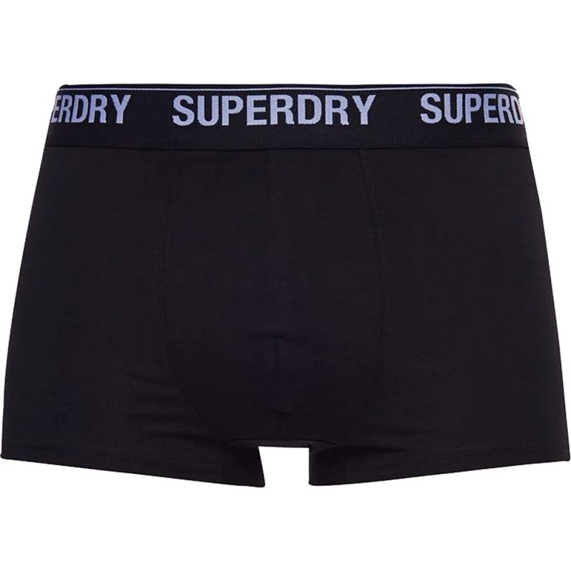 BOXERS SUPERDRY M3110342 LOT DE 3 BLACK_BLACK